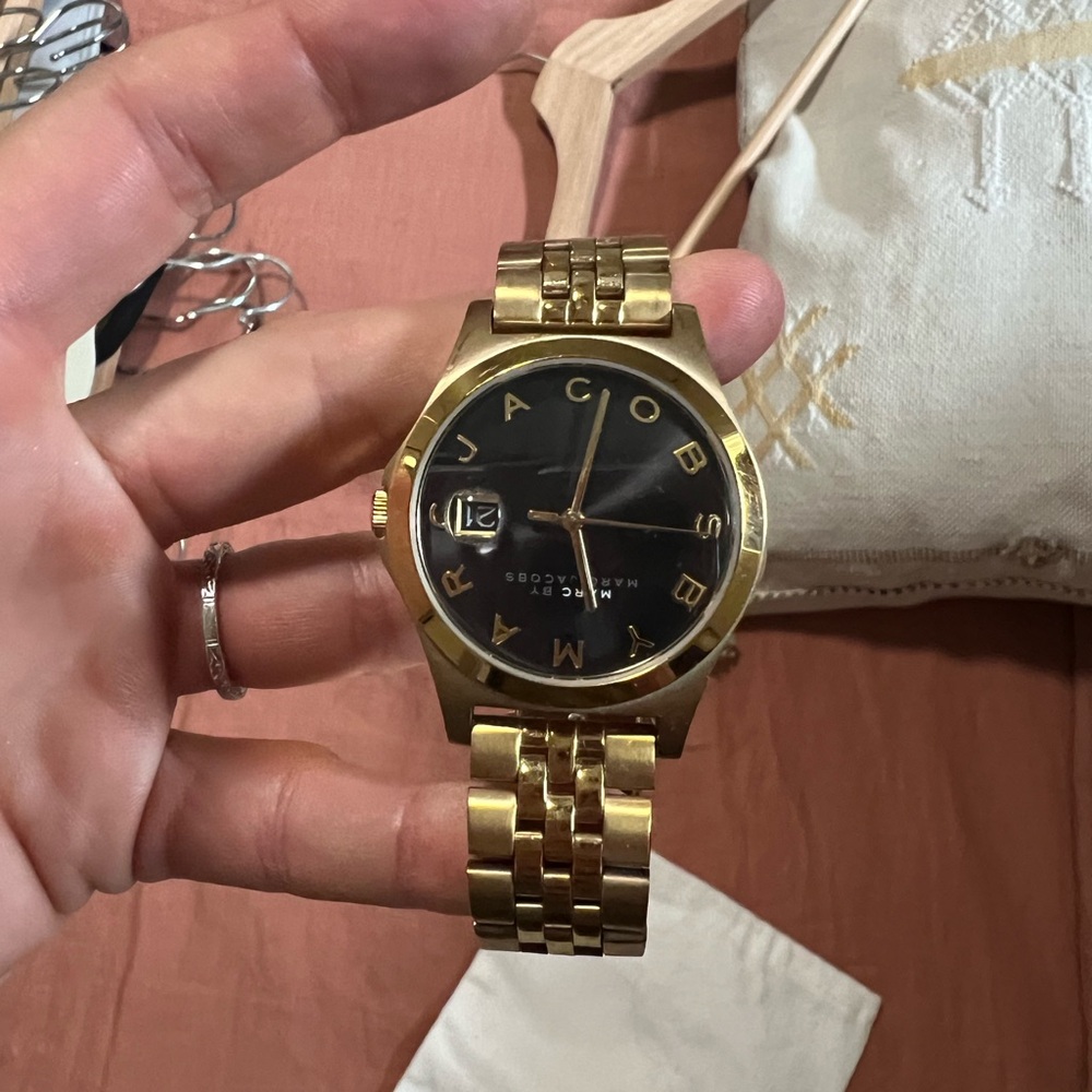 Marc Jacobs Gold and Black Men's or Women’s s Watch